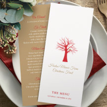 Evenemangsfest på träd-menyn