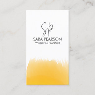 Evenemangshanteringsplaneringsmonogram Visitkort