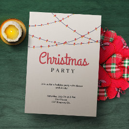 Evenemangsinbjudan till jul i Party | Ljus Inbjudningar