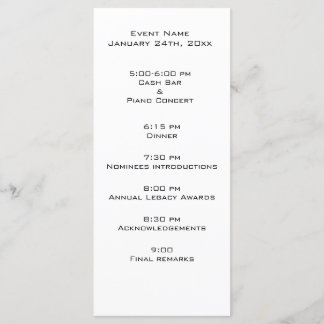 Evenemangsprogrammall Program