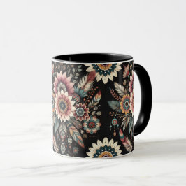 Evening Boho Blooms Mugg