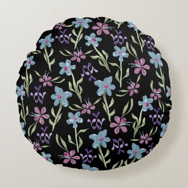 Evening Desert Pillow Rund Kudde (Framsidan)