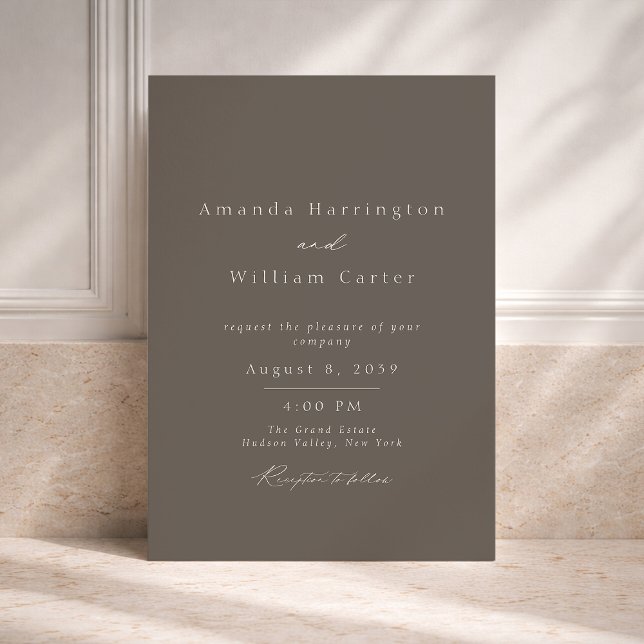 Evening Estate Wedding Invitation Inbjudningar (Skapare uppladdad)