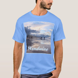 Evening Himlar Wenduine Beach, Belgien T Shirt