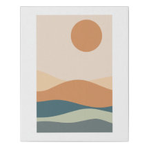 Evening Horizon – Customizable Minimalist Sunset