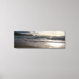 Evening Light Fistral Beach Newquay Cornwall UK Canvastryck