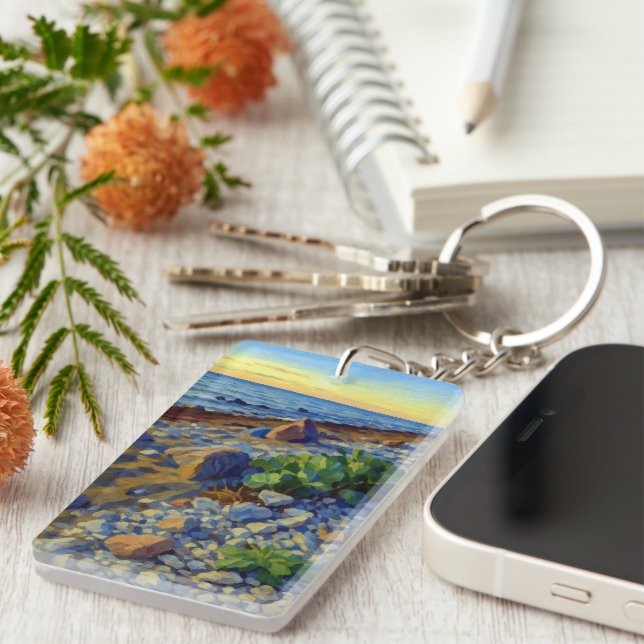 Evening light on the coast of Vormsi Nyckelring (Högra Framsidan)