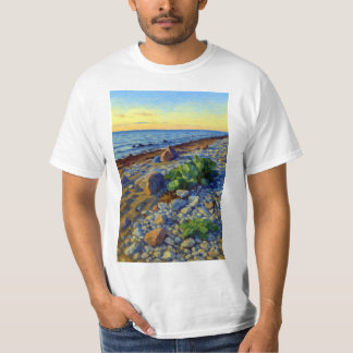 Evening light on the coast of Vormsi T Shirt