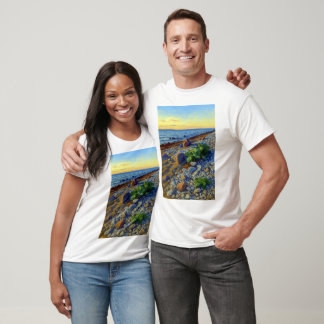Evening light on the coast of Vormsi T Shirt