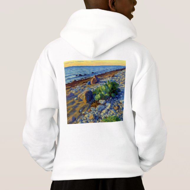 Evening light on the coast of Vormsi T Shirt (Baksida)