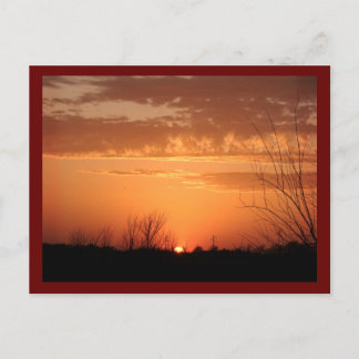 Evening Sol Vykort
