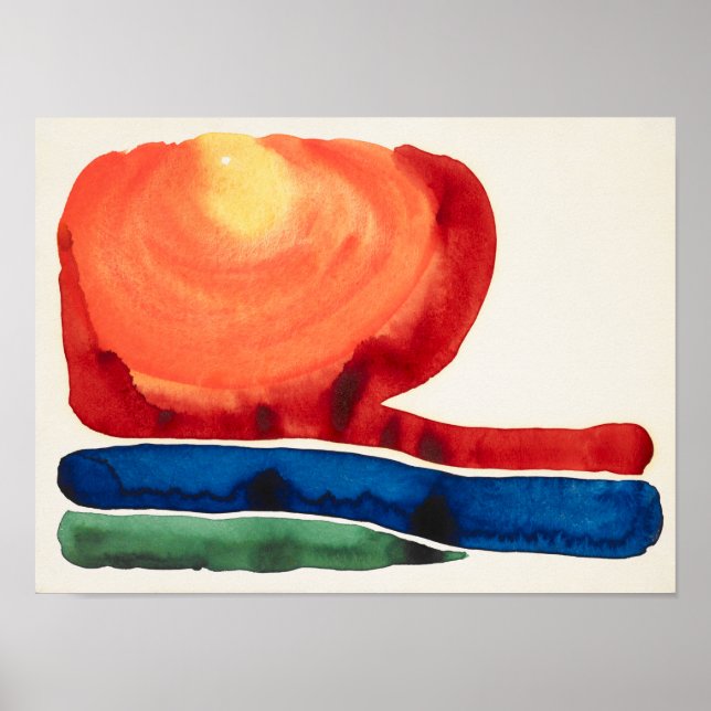 Evening Star 2 | Georgia O'Keeffe | Poster (Framsidan)