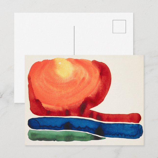 Evening Star 2 | Georgia O'Keeffe | Vykort (Fram/baksida)