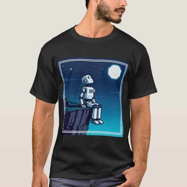 Evening Thinker Shirt T Shirt (Framsida)