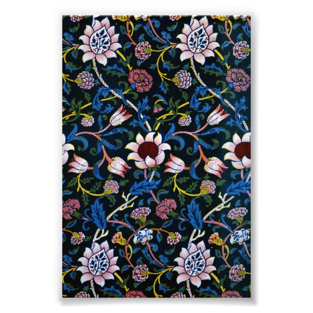Evenlode av William Morris Fototryck (Framsidan)
