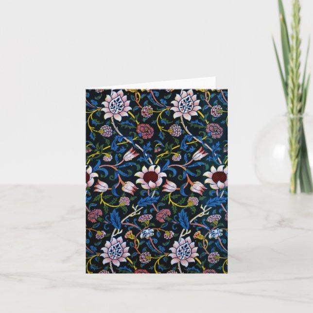 Evenlode av William Morris Tack Kort (Framsida)