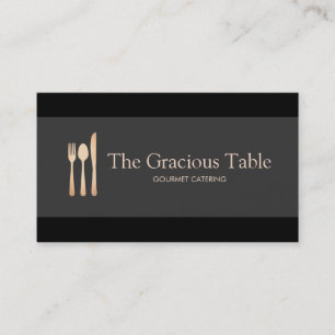 Event Caterer Catering Visitkort