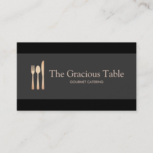 Event Caterer Catering Visitkort (Framsida)