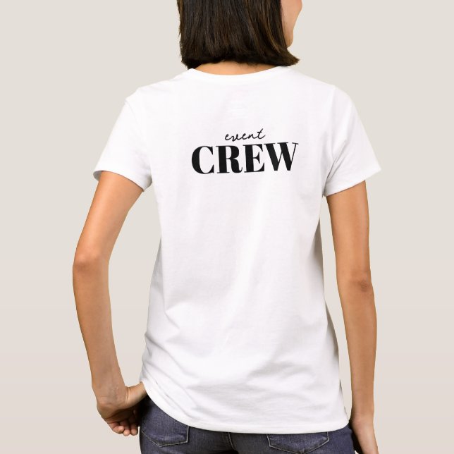 Event CREW Tröja | Festival Con-personal & volontä (Baksida)