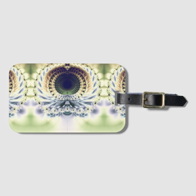 Event Horizon - Anpassningsbar Luggage I.D. Märkre Bagagebricka (Framsida horisontal)