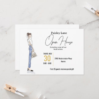 Event Invitation for open house or other Inbjudningar