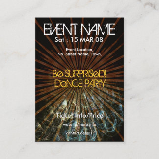 EVENT PARTY miniFLYER #001 Visitkort