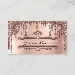 Event Planner Ro Krona Glitter Drives VIP, Royal Visitkort