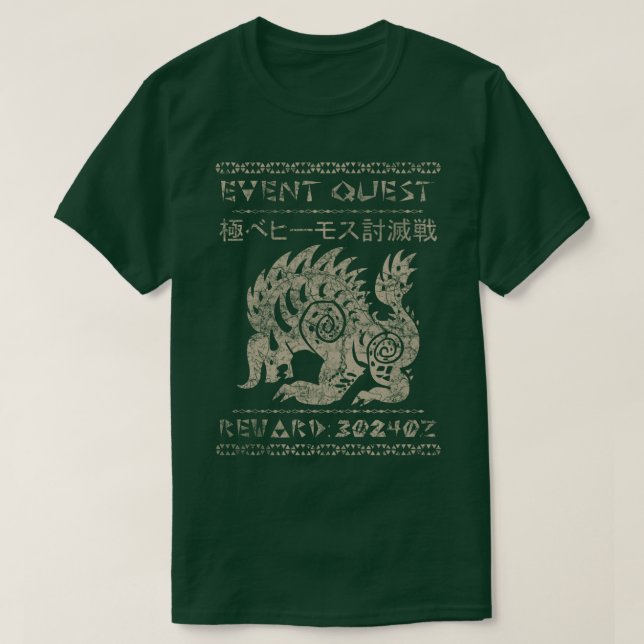 Event Quest Behemoth T Shirt (Design framsida)