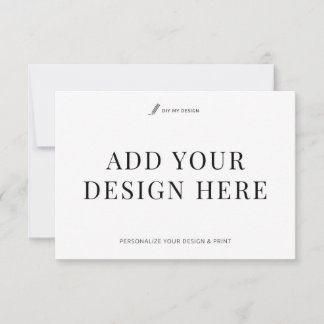 Event Response Card Printing 3.5x5" Custom RSVP OSA Kort