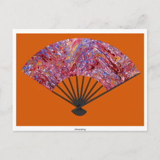 Eventail marbré vykort