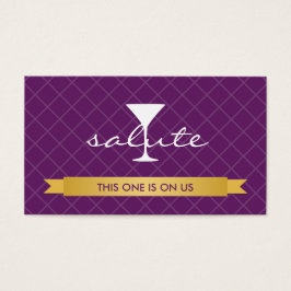 Eventionsvoucher för salute alkoholdryck biljett p