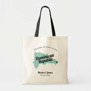 eventuell välkomstbag i Färg, Dominikanska republi Tygkasse