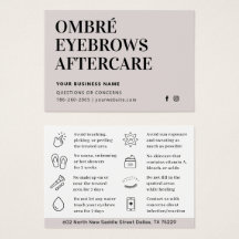 Eventuellt Färg Ombre Powder Brows Aftercare Adres