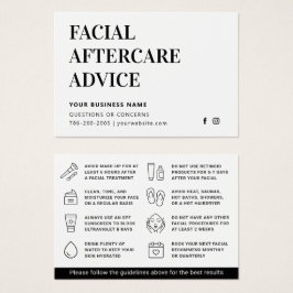 Eventuellt Instruktionskort för anmäld eftervård i Visitkort