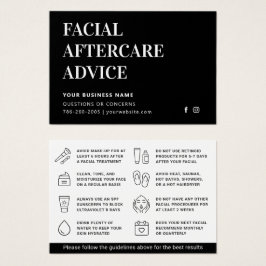 Eventuellt Instruktionskort för anmäld eftervård i Visitkort