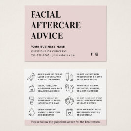 Eventuellt Instruktionskort för anmäld eftervård i Visitkort