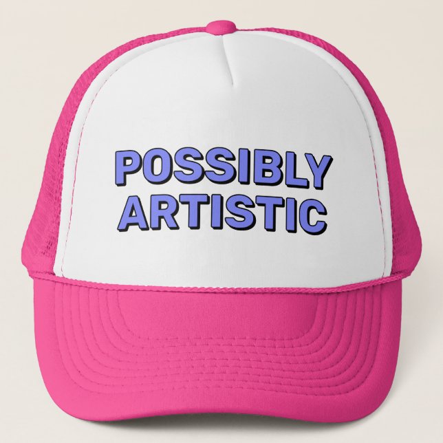 Eventuellt Konstnärlig™ Truckerhatt Keps (Framsida)