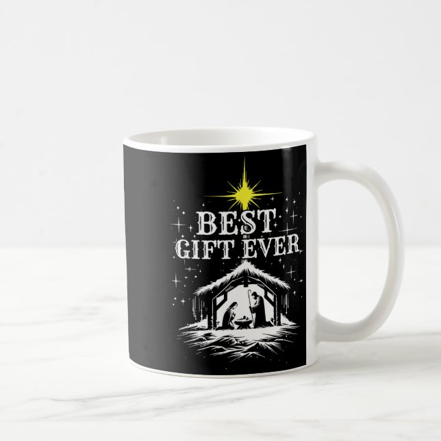 Ever Christmas Cool Jesus Nativity Scene Christian Kaffemugg (Höger)