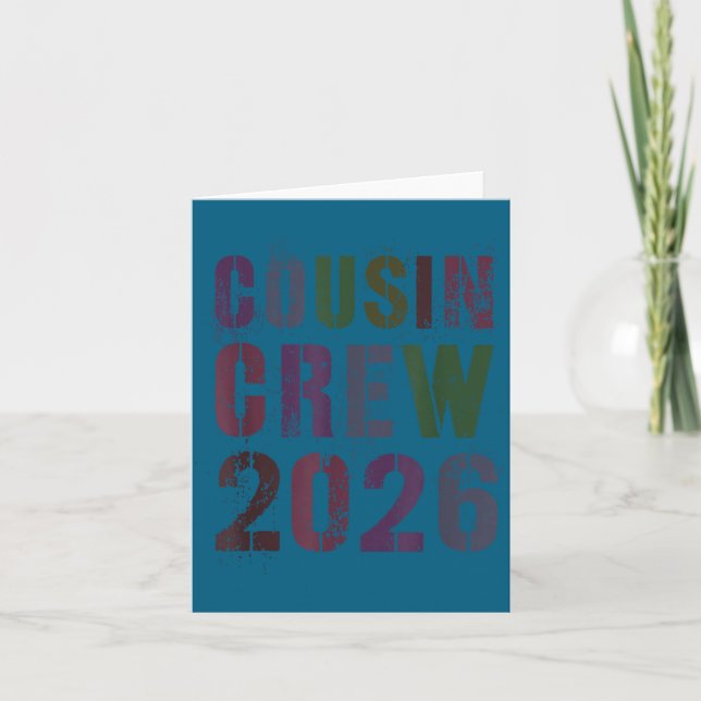 Ever Cousin Crew 2026 Stövelillustration Kort (Framsida)