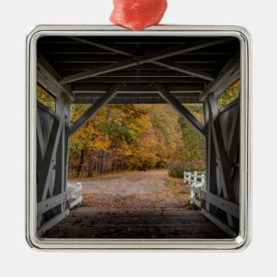 Everatt Road Covered Bridge Julgransprydnad Metall