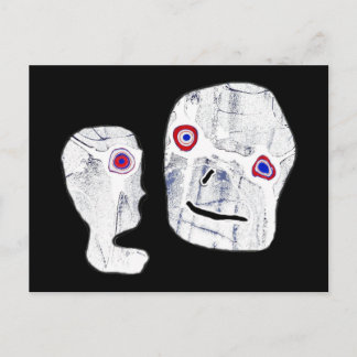 Everbestående Halloween x Stone Zombie Utomjording Vykort