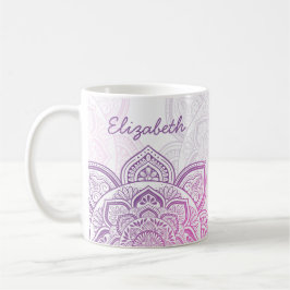 Everbloom Mandala 11 oz. Personalized Mug Kaffemugg