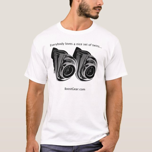 Everbody älskar twillingar…, - Damskjorta T-shirt (Framsida)