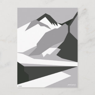 Everest Black - Urval från konstgalleri Vykort