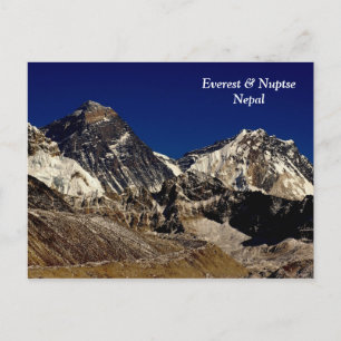 Everest och Nuptse Vykort