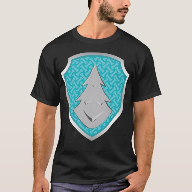 Everest Snö Valp-Märkre Graphicloveshop T Shirt (Framsida)