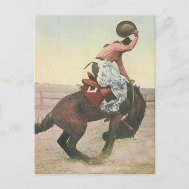 Everett McGucin på Blue Hund Cheyenne Frontier Day Vykort (Framsida)