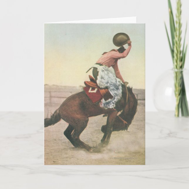 Everett McGucin på dagar för blåtthundCheyenne Kort (Framsida)