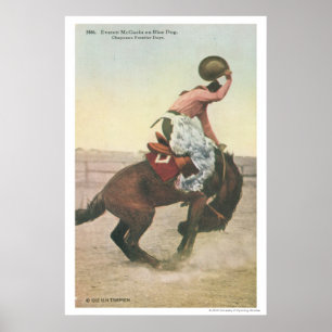 Everett McGucin på dagar för blåtthundCheyenne Poster