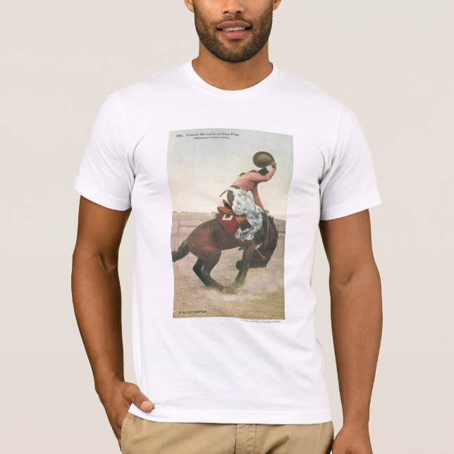 Everett McGucin på dagar för blåtthundCheyenne T-shirt (Framsida)
